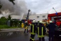 Grossbrand Halle Troisdorf Kriegsdorf Junkersring P144